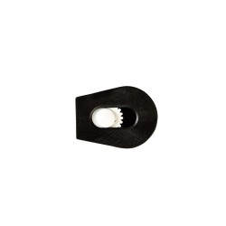 Зажим для шнура 4 мм KL  Чёрный + Белый (поштучно)  в Старом Осколе