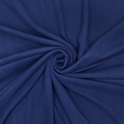 Флис Односторонний 130 гр/м2, цвет Темно-синий (на отрез)  в Старом Осколе