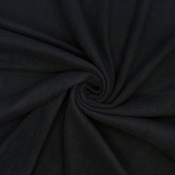 Флис Односторонний 130 гр/м2, цвет Черный (на отрез)  в Старом Осколе