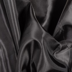 Ткань подкладочная Таффета 190Т, цвет Черный (на отрез)  в Старом Осколе