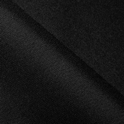 Прорезиненная ткань Оксфорд 600D ПВХ, Черный (на отрез)  в Старом Осколе