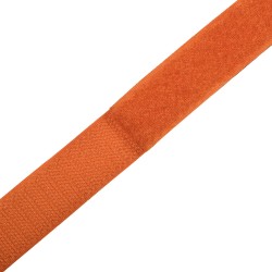 Контактная лента 25мм цвет Оранжевый (велькро-липучка, на отрез)  в Старом Осколе