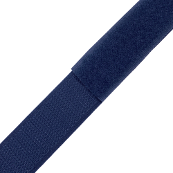 Контактная лента 25мм цвет Тёмно-Синий (Велькро-липучка), на отрез  в Старом Осколе