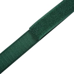 Контактная лента 25мм цвет Зелёный (велькро-липучка, на отрез)  в Старом Осколе
