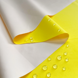 Водонепроницаемая Дышащая Мембранная ткань PU 10'000, цвет Жёлтый (на отрез)  в Старом Осколе